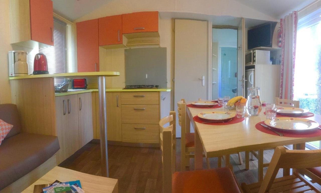 Mobilhome Climatisé 3CH 6P dans Parc des 7 Fonts Agde Extérieur photo